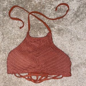 Halter bikini top